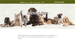 Desktop Screenshot of petlandplano.com